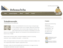 Tablet Screenshot of deboma.net